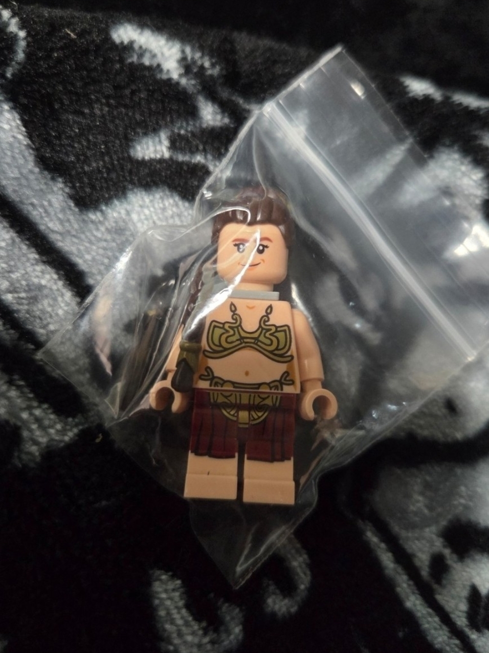 Lego star wars Minifigure sw1389 Princess Leia Jabba Slave Outfit